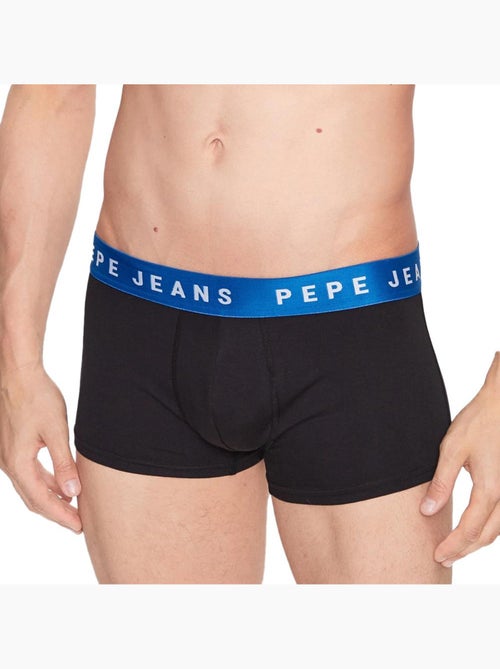 Pepe Jeans Boxershorts Heren - 2-Pack Zwart/Grijs - Kiabi Pepe Jeans Boxershorts Heren - 2-Pack Zwart/Grijs - Kiabi