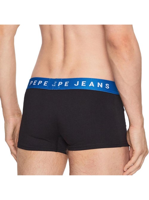 Pepe Jeans Boxershorts Heren - 2-Pack Zwart/Grijs - Kiabi Pepe Jeans Boxershorts Heren - 2-Pack Zwart/Grijs - Kiabi