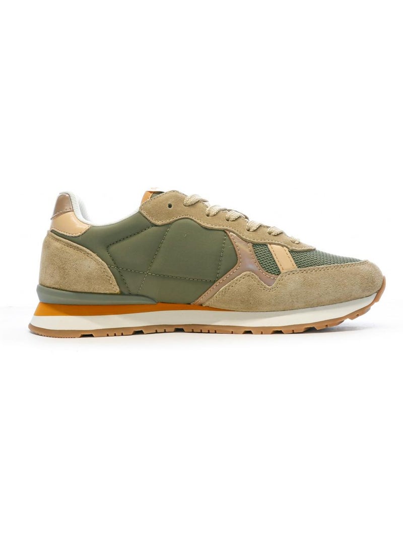 Pepe Jeans Brit Jump Kaki Dames Sneakers Licht kakigroen - Kiabi
