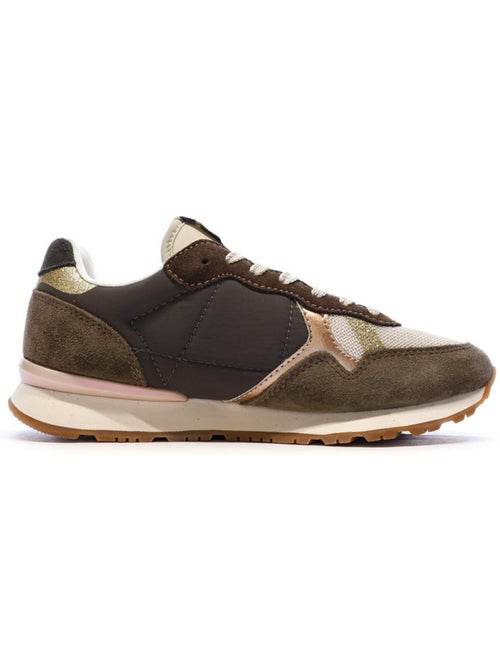 Pepe Jeans Brit Mixt Bruine Dames Sneakers - Kiabi Pepe Jeans Brit Mixt Bruine Dames Sneakers - Kiabi