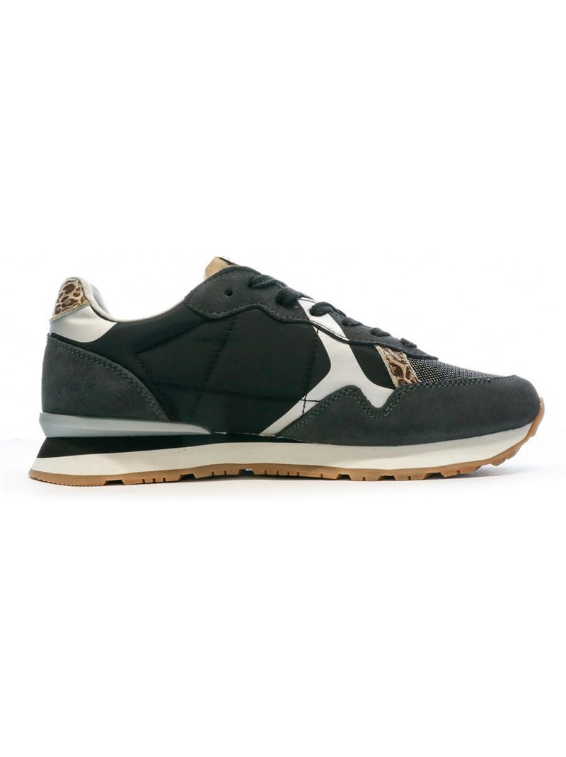 Pepe Jeans Brit Print Night Zwarte Dames Sneakers Zwart - Kiabi