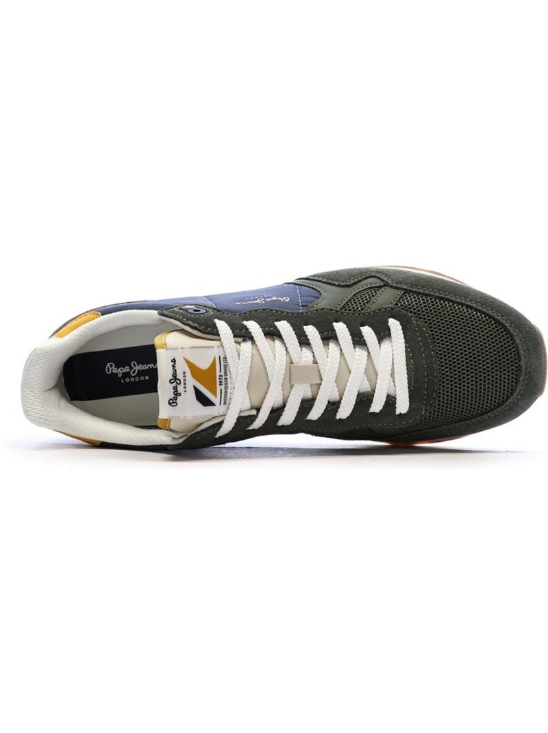 Pepe Jeans Brit Prints Groene Heren Sneakers Groen - Kiabi