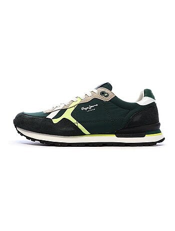 Pepe jeans brit road heren sneakers grijs/wit