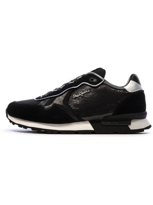 Pepe Jeans Brit Zwarte Dames Sneakers - Kiabi Pepe Jeans Brit Zwarte Dames Sneakers - Kiabi