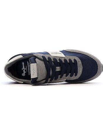 Pepe jeans buster supra heren sneakers blauw