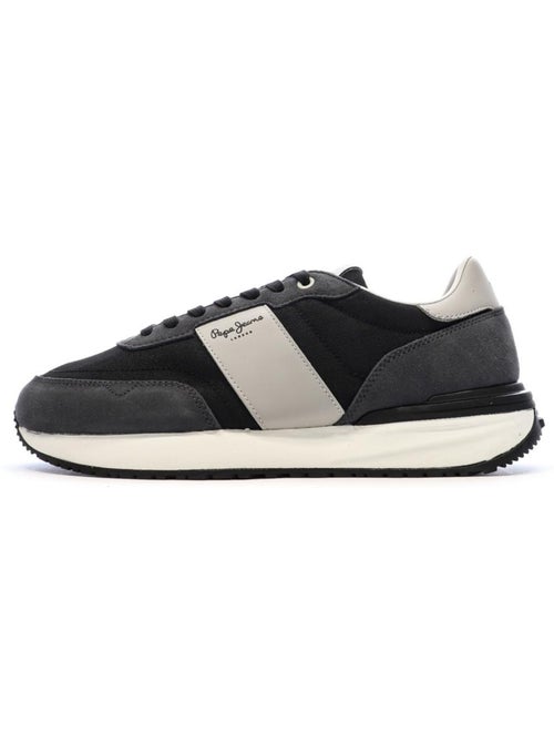 Pepe Jeans Buster Supra Heren Sneakers Zwart - Kiabi Pepe Jeans Buster Supra Heren Sneakers Zwart - Kiabi
