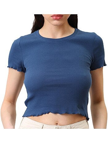 Pepe jeans cara marineblauw t-shirt voor dames
