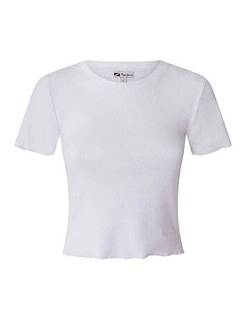 Pepe jeans cara wit dames t-shirt
