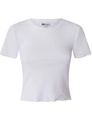 Pepe jeans cara wit dames t-shirt