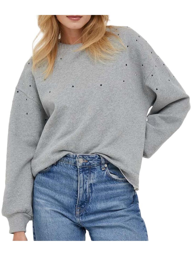 Pepe Jeans Caroline Dames Sweatshirt Grijs Zilvergrijs - Kiabi