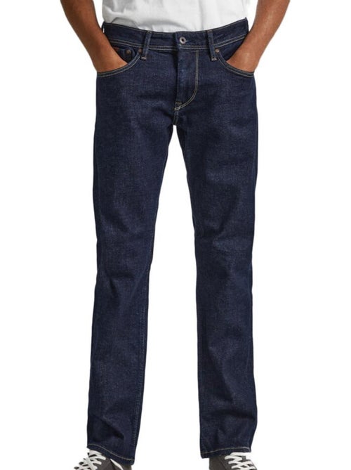 Pepe Jeans Cash Regular Fit Jeans Donkerblauw voor Heren - Kiabi Pepe Jeans Cash Regular Fit Jeans Donkerblauw voor Heren - Kiabi