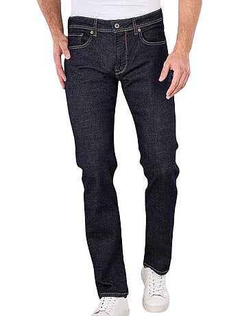 Pepe jeans cash straight fit jeans voor heren - donkerblauw