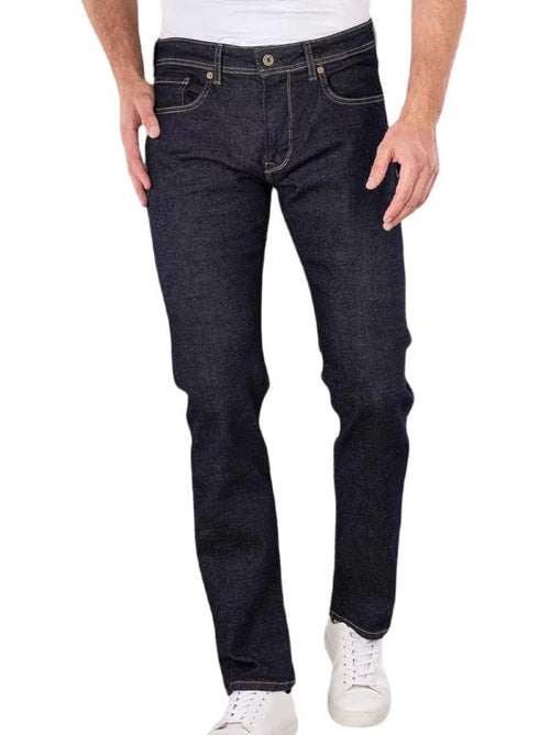 Pepe Jeans Cash Straight Fit Jeans voor Heren - Donkerblauw - Kiabi Pepe Jeans Cash Straight Fit Jeans voor Heren - Donkerblauw - Kiabi