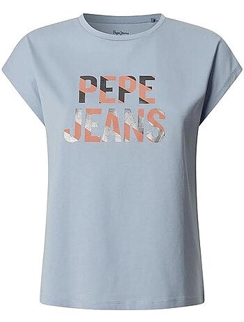 Pepe jeans catalina cloudy t-shirt voor dames - roze