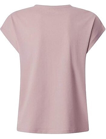 Pepe jeans catalina cloudy t-shirt voor dames - roze
