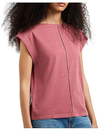 Pepe jeans cayetana t-shirt voor dames - roze