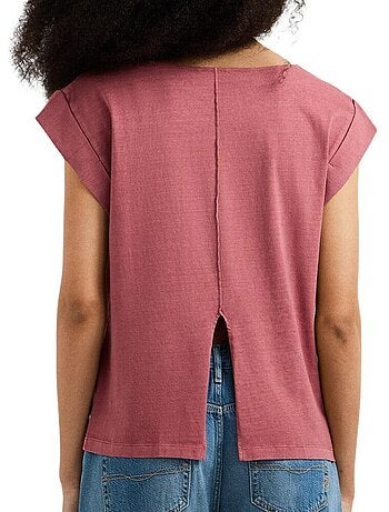 Pepe jeans cayetana t-shirt voor dames - roze