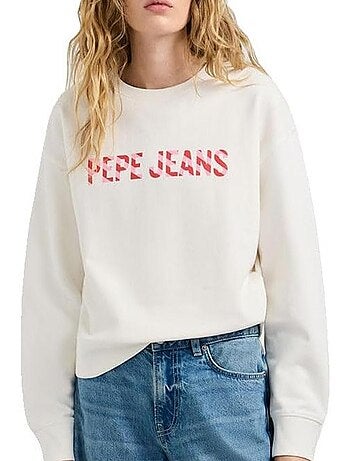 Pepe jeans celeste mousse dames sweatshirt roze