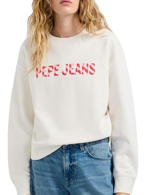Pepe jeans celeste mousse dames sweatshirt wit - Kiabi Pepe jeans celeste mousse dames sweatshirt wit - Kiabi