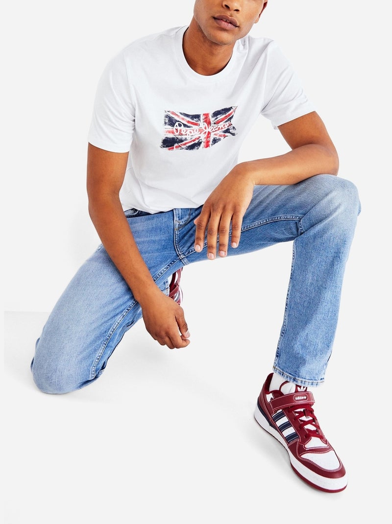 Pepe Jeans Clag Wit T-shirt voor Heren Wit - Kiabi