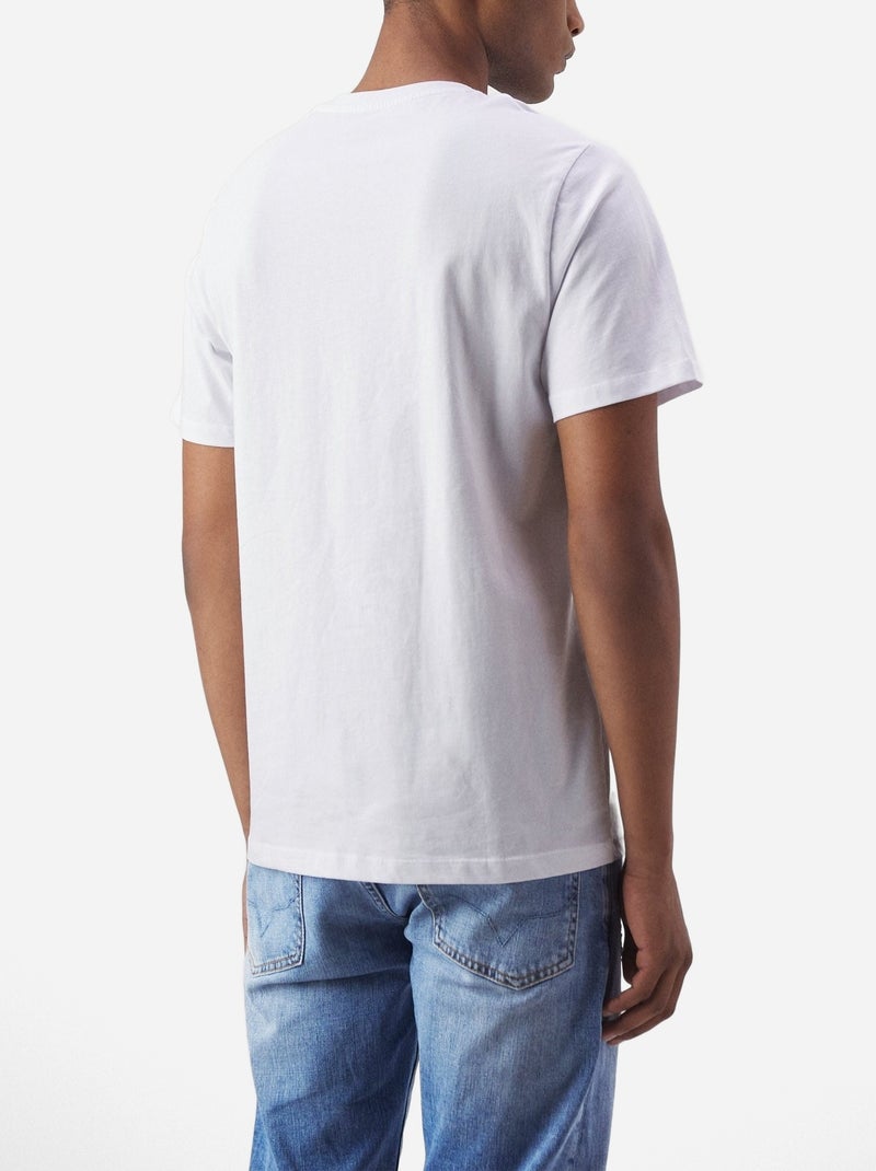 Pepe Jeans Clag Wit T-shirt voor Heren Wit - Kiabi