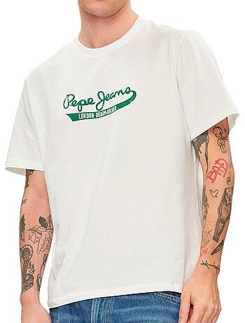 Pepe jeans claude t-shirt wit voor heren