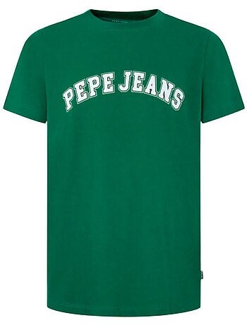 Pepe jeans clement groen t-shirt voor heren