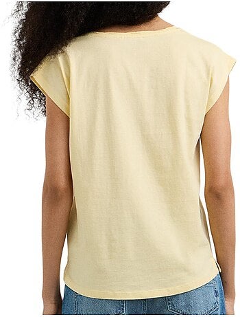 Pepe jeans cloe pastel roze t-shirt voor dames