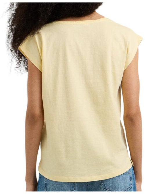 Pepe jeans cloe geel dames t-shirt - Kiabi