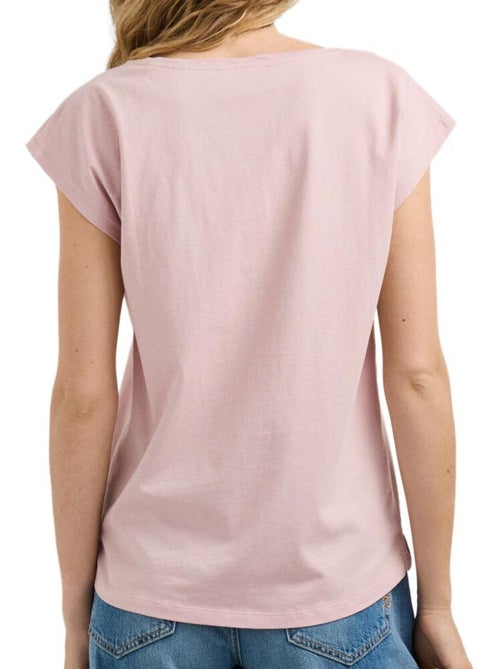 Pepe jeans cloe pastel roze t-shirt voor dames - Kiabi Pepe jeans cloe pastel roze t-shirt voor dames - Kiabi