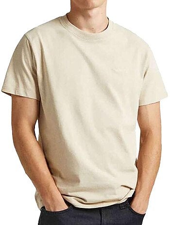 Pepe jeans connor marineblauw t-shirt voor heren