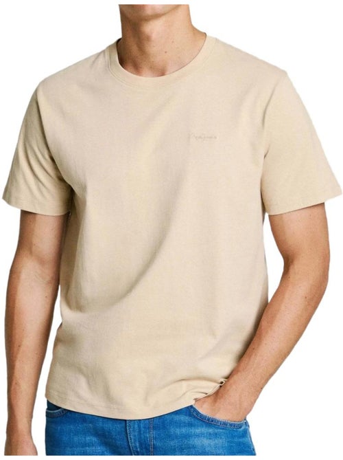 Pepe jeans connor t-shirt beige voor heren - Kiabi Pepe jeans connor t-shirt beige voor heren - Kiabi