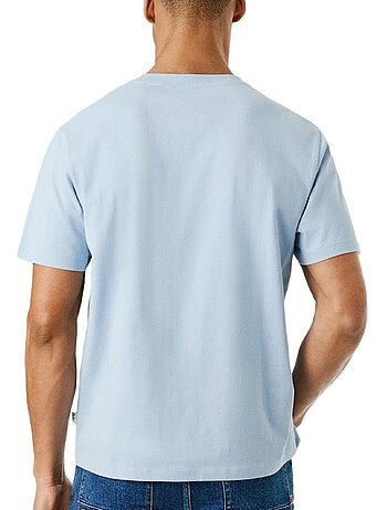 Pepe jeans connor t-shirt voor heren - blauw met contrastdetails