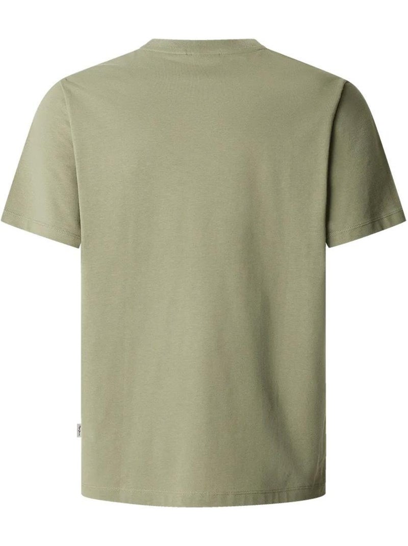 Pepe jeans connor t-shirt voor heren - groen met contrastdetails Groen - Kiabi