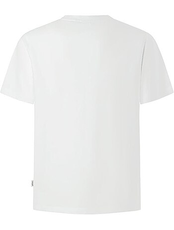Pepe jeans connor t-shirt voor heren - beige met contrastdetails