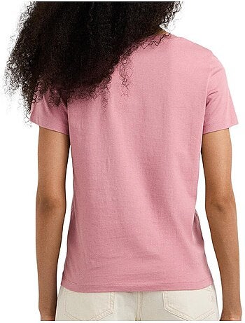 Pepe jeans cristina dames t-shirt met rozenprint