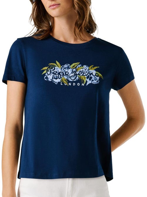 Pepe jeans dames t-shirt donkerblauw - Kiabi Pepe jeans dames t-shirt donkerblauw - Kiabi