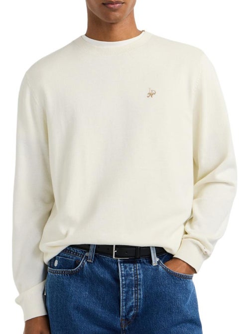 Pepe jeans daniels ecru herentrui - Kiabi