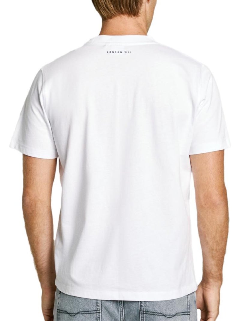 Pepe Jeans Daxton T-shirt Wit voor Heren Wit - Kiabi