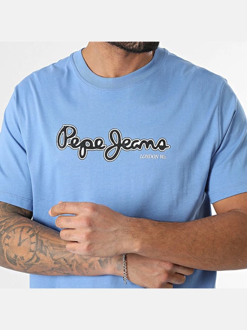 Pepe Jeans Dorian T-shirt voor Heren - Blauw - Kiabi Pepe Jeans Dorian T-shirt voor Heren - Blauw - Kiabi