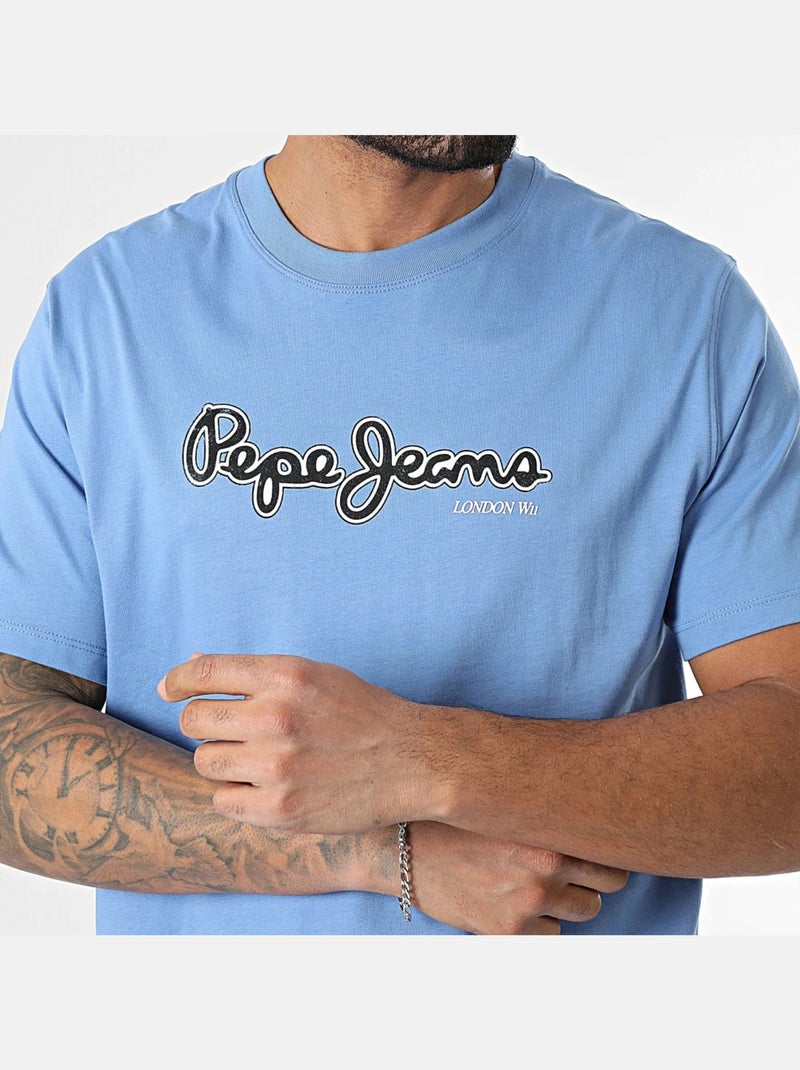 Pepe Jeans Dorian T-shirt voor Heren - Blauw Blauw - Kiabi