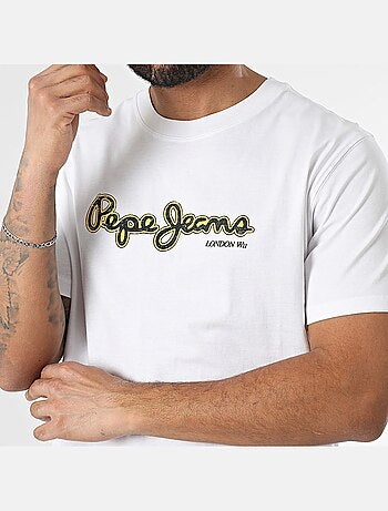 Pepe jeans dorian t-shirt voor heren - wit
