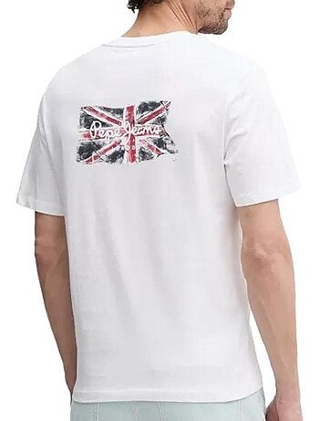 Pepe jeans dulwich wit t-shirt voor heren