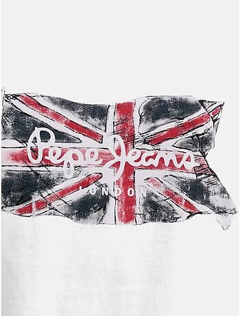 Pepe jeans dulwich wit t-shirt voor heren