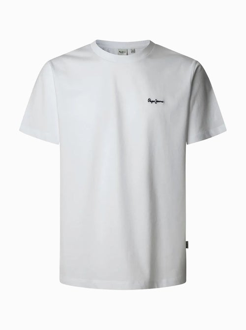 Pepe Jeans Dulwich Wit T-shirt voor Heren - Kiabi Pepe Jeans Dulwich Wit T-shirt voor Heren - Kiabi