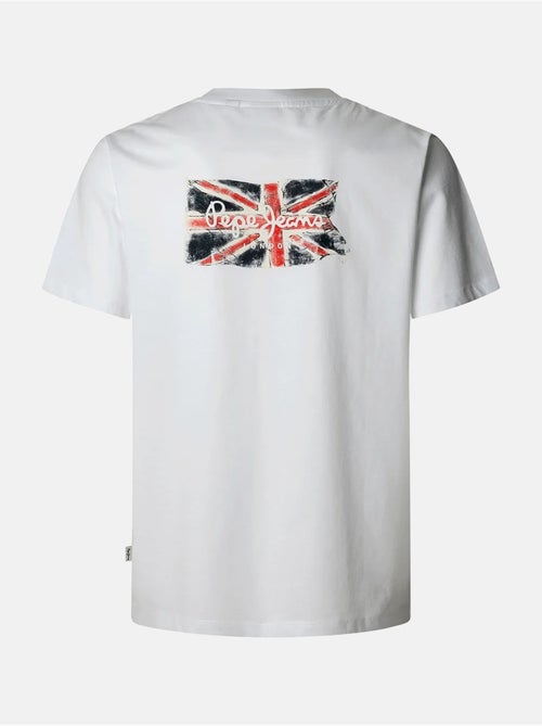 Pepe Jeans Dulwich Wit T-shirt voor Heren - Kiabi Pepe Jeans Dulwich Wit T-shirt voor Heren - Kiabi