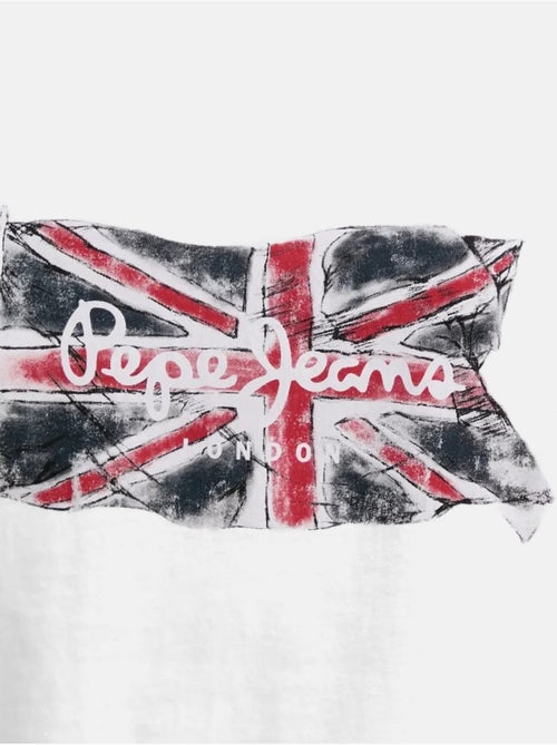 Pepe Jeans Dulwich Wit T-shirt voor Heren - Kiabi Pepe Jeans Dulwich Wit T-shirt voor Heren - Kiabi