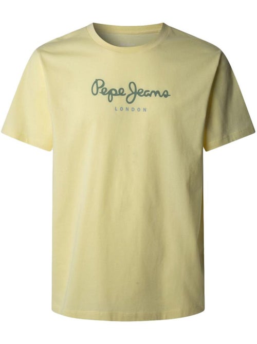 Pepe Jeans Eggo Geel T-shirt voor Heren - Kiabi Pepe Jeans Eggo Geel T-shirt voor Heren - Kiabi