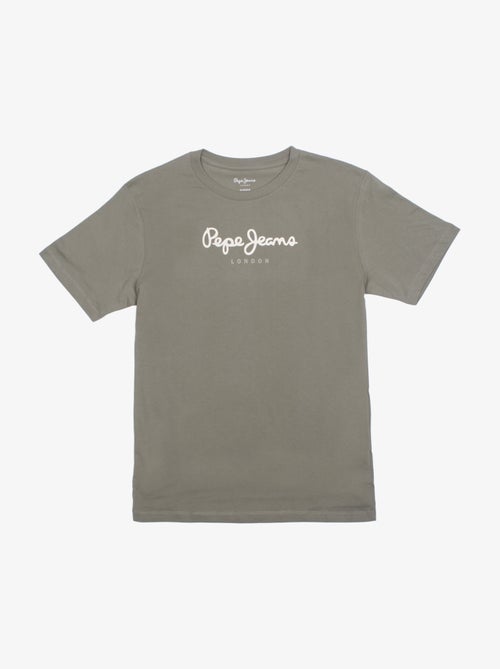 Pepe Jeans Eggo Kaki T-shirt voor Heren - Kiabi Pepe Jeans Eggo Kaki T-shirt voor Heren - Kiabi