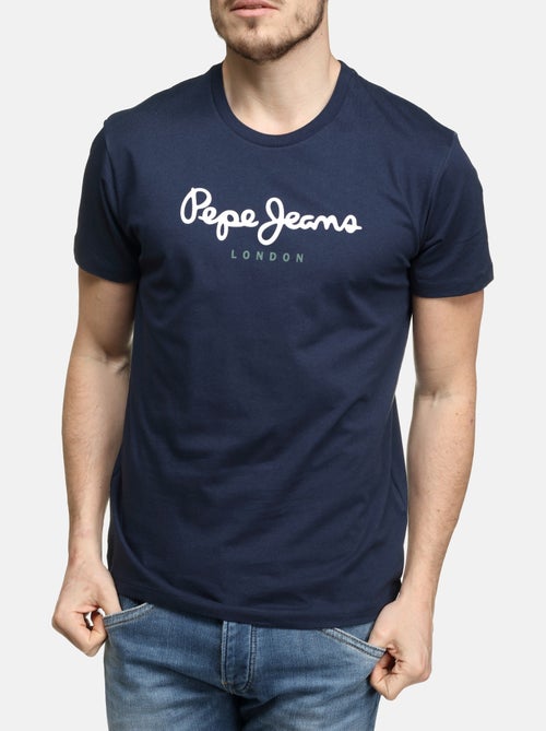 Pepe Jeans Eggo N Marine T-shirt voor Heren - Kiabi Pepe Jeans Eggo N Marine T-shirt voor Heren - Kiabi